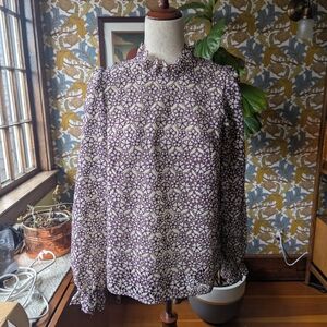 NWT Sezane Floral Blouse